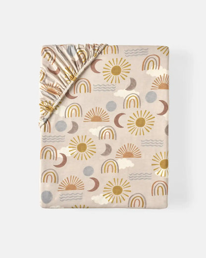 Desert Sunrise Fitted Crib Sheet