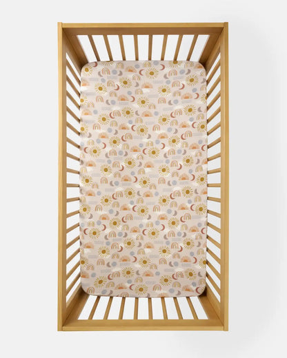 Desert Sunrise Fitted Crib Sheet