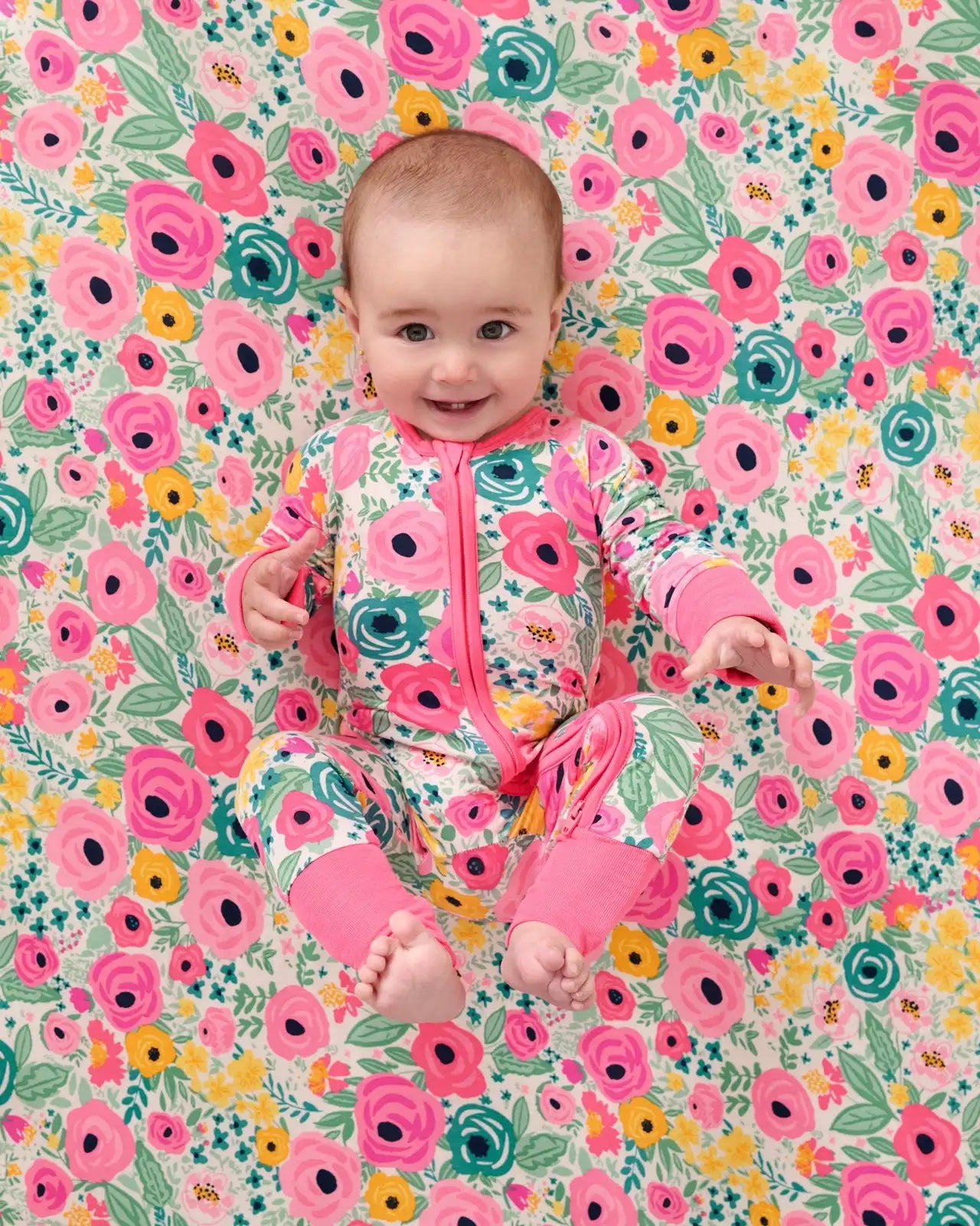 Secret Garden Fitted Crib Sheet