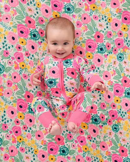 Secret Garden Fitted Crib Sheet