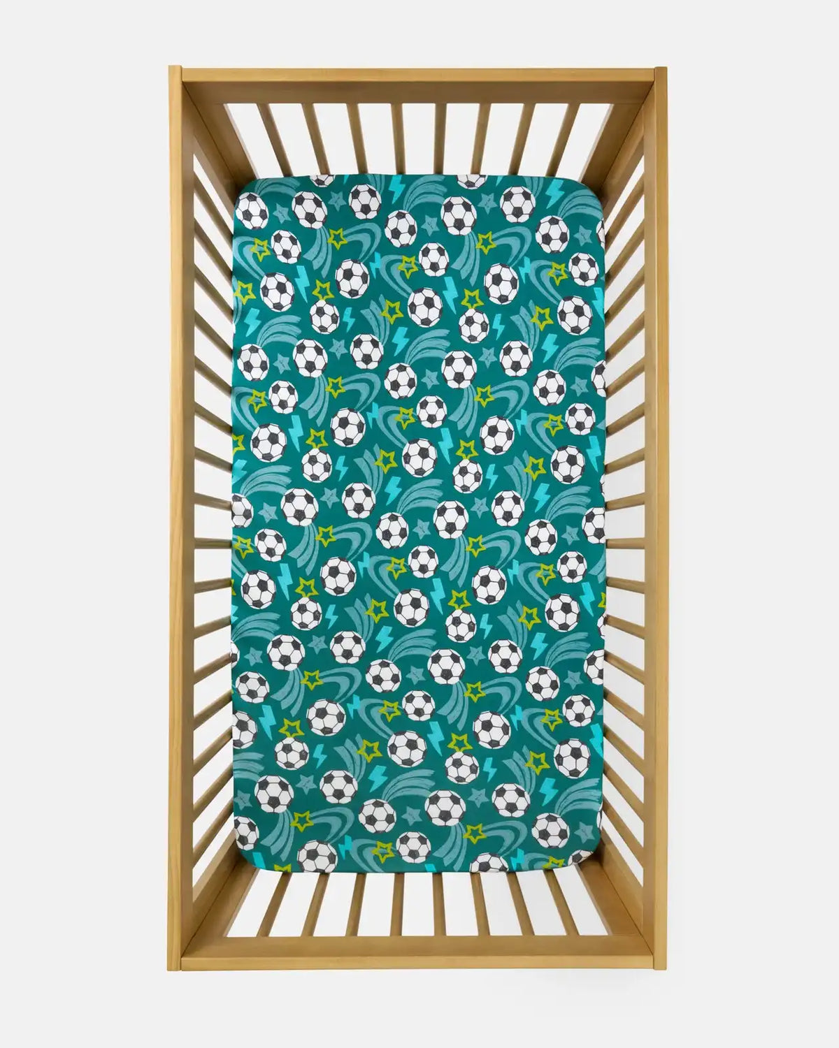 Soccer Stars Fitted Crib Sheet