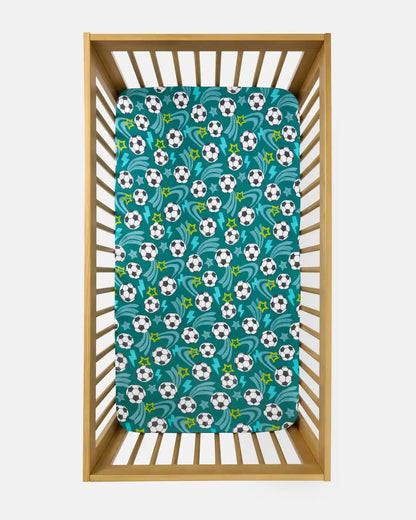 Soccer Stars Fitted Crib Sheet