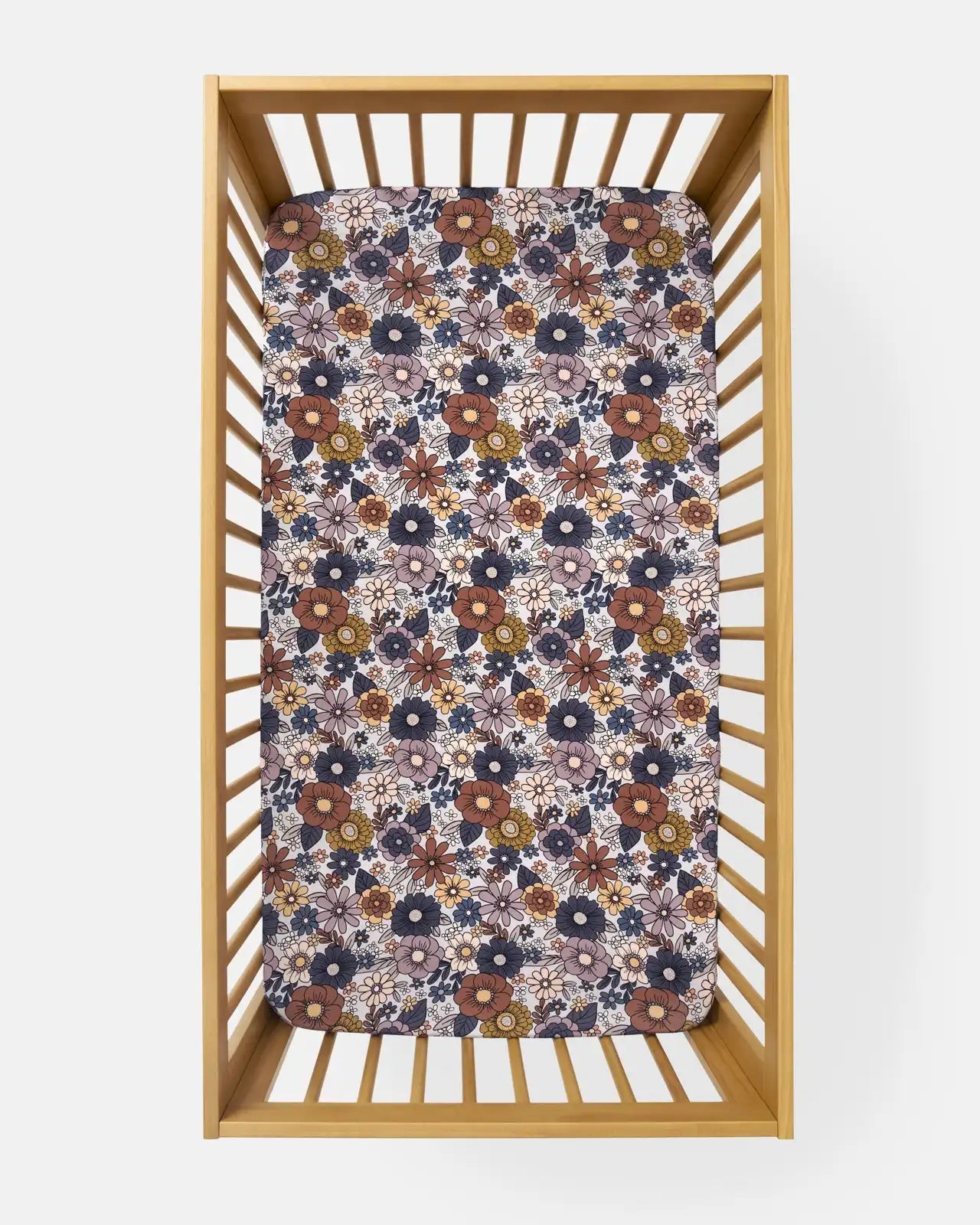 Wildwood Floral Fitted Crib Sheet