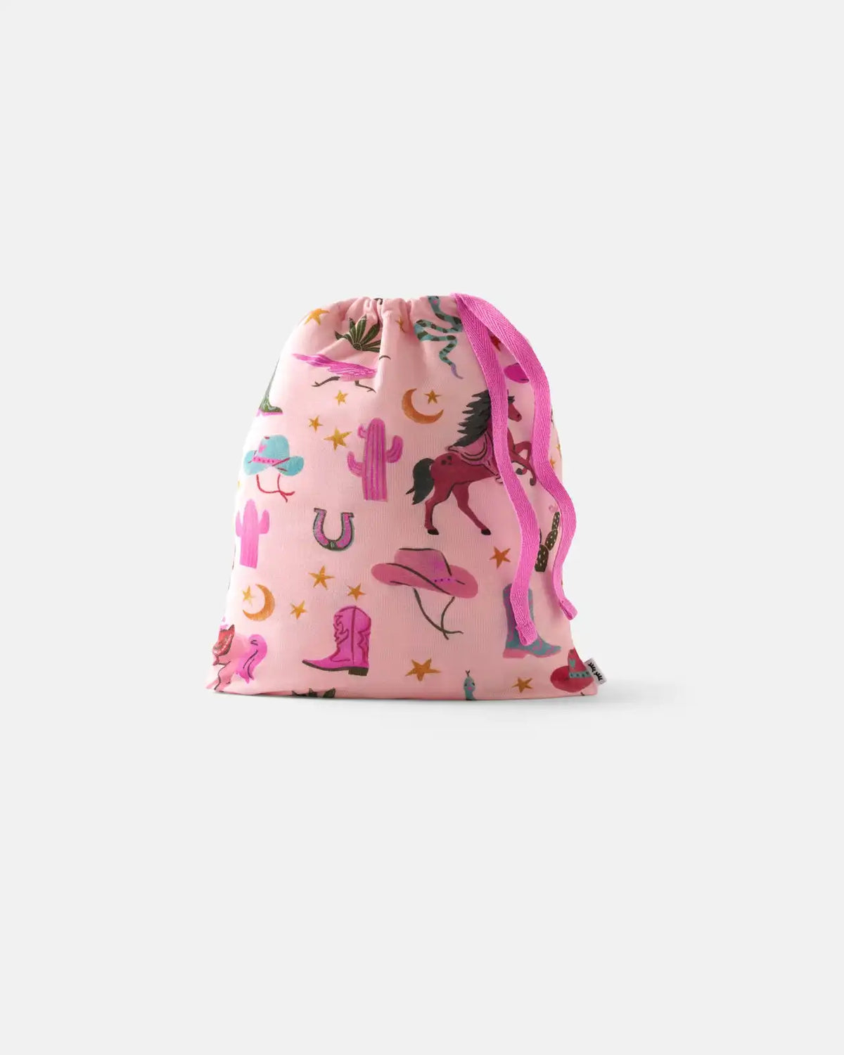Pink Rancher Roundup Fitted Crib Sheet