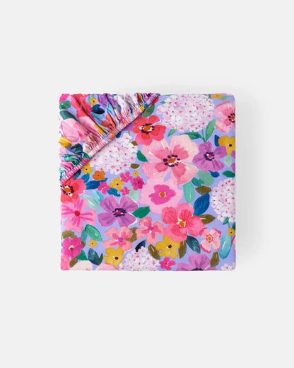 Sweet Sprigs Fitted Crib Sheet