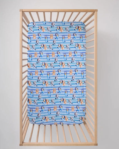 Bluey Dance All Day Fitted Crib Sheet