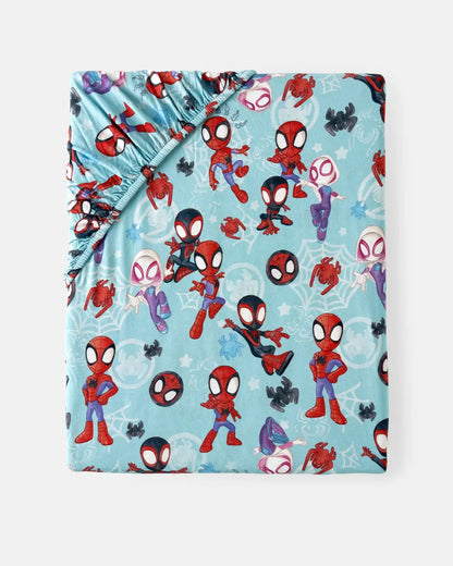 Spidey & His Amazing Friends Tiny Webs Fitted Crib Sheet