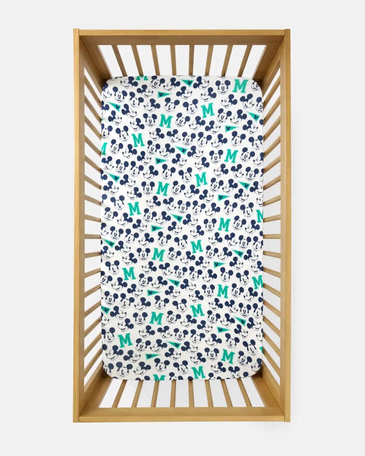Disney Varsity Mickey Mouse Fitted Crib Sheet