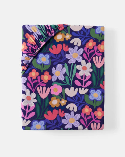 Wild Garden Fitted Crib Sheet