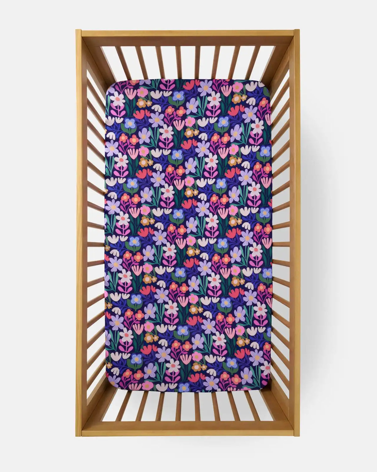 Wild Garden Fitted Crib Sheet