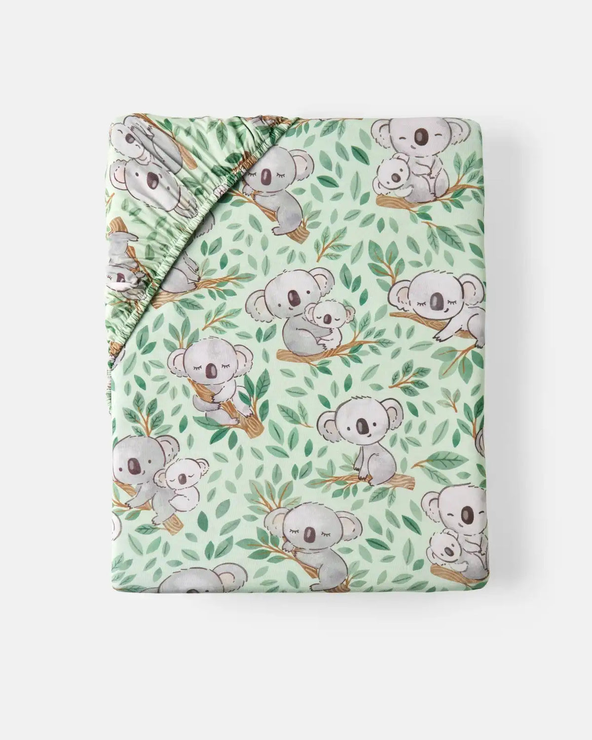 Koala Cuddles Fitted Crib Sheet