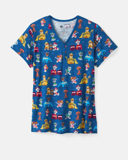 PAW Patrol Adventure Bay Heroes Women's Short Sleeve Pajama Top