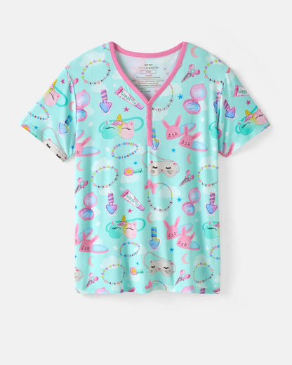 Slumber Club Women's Short Sleeve Pajama Top
