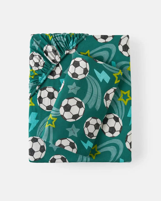 Soccer Stars Twin Sheet Set