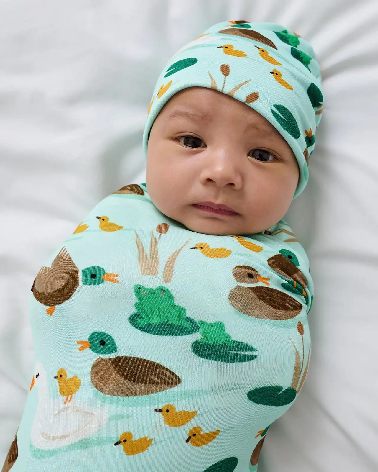 Puddle Jumpers Swaddle & Beanie Set