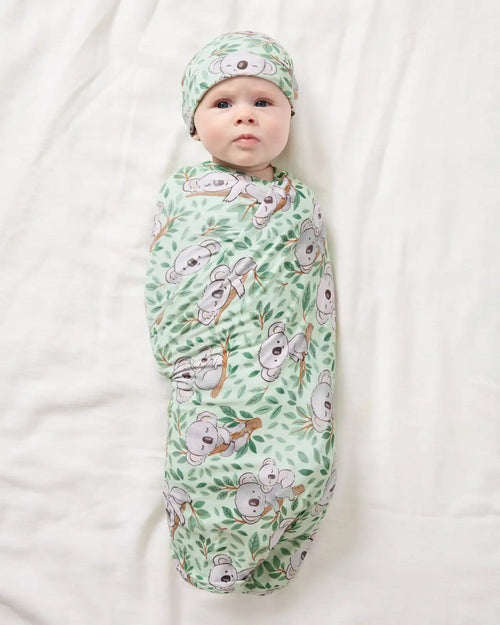 Koala Cuddles Swaddle & Beanie Set