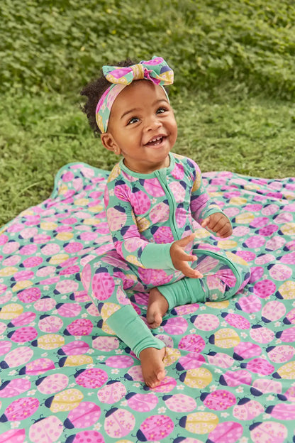 Ladybug Meadow Large Cloud Blanket®