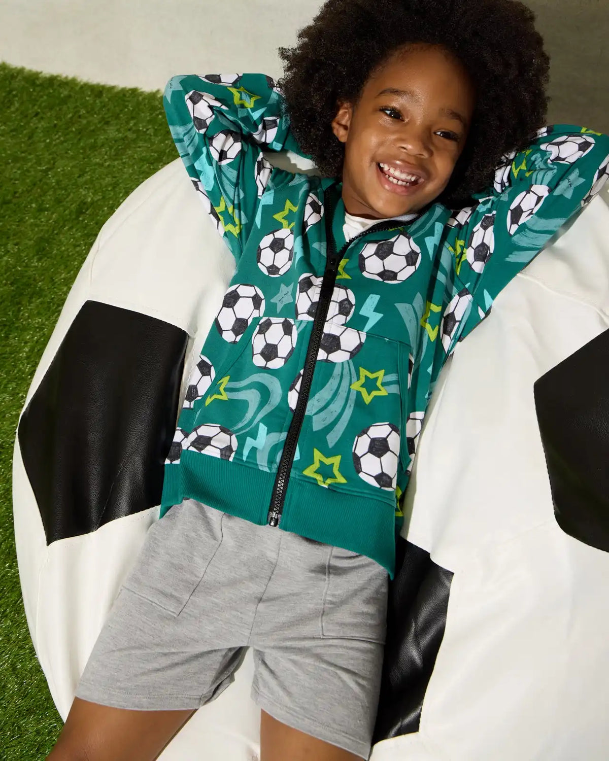 Soccer Stars Zip Hoodie
