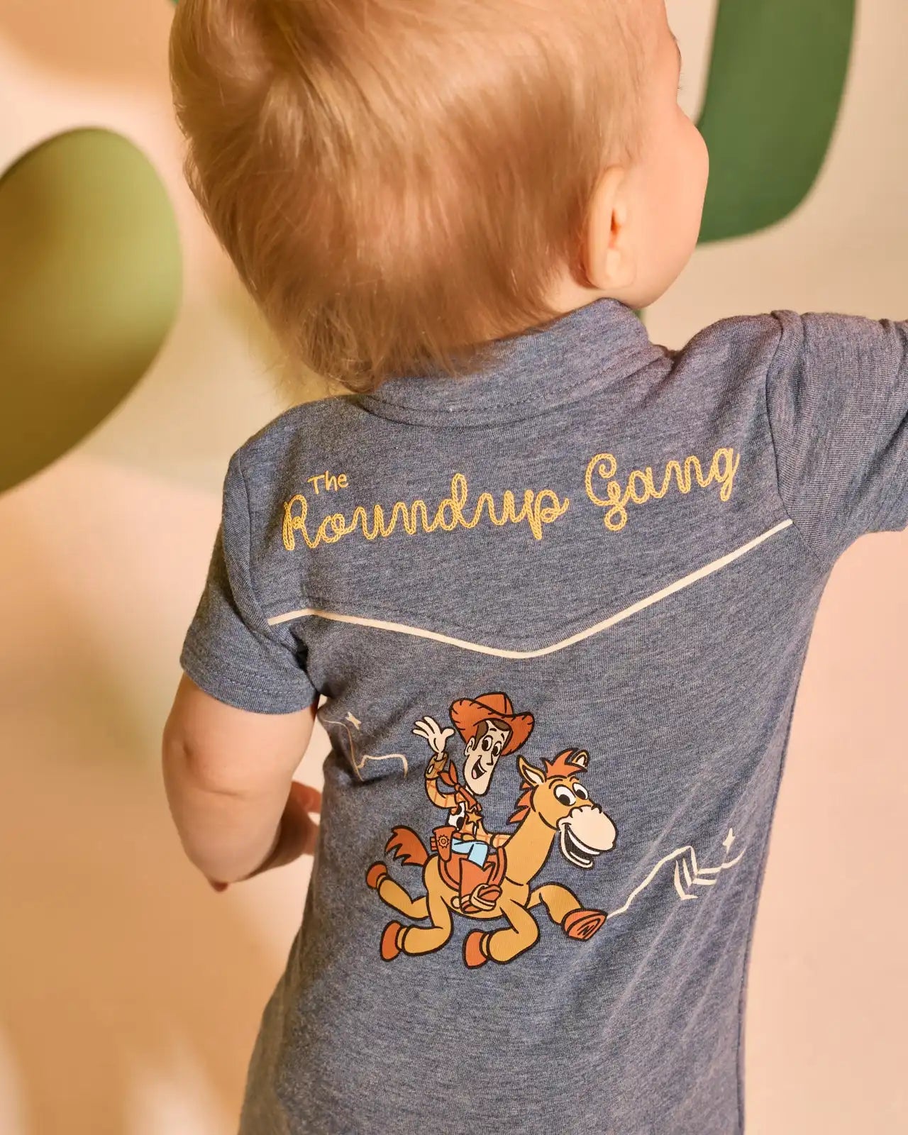 Disney & Pixar The Roundup Gang Polo Shorty Romper