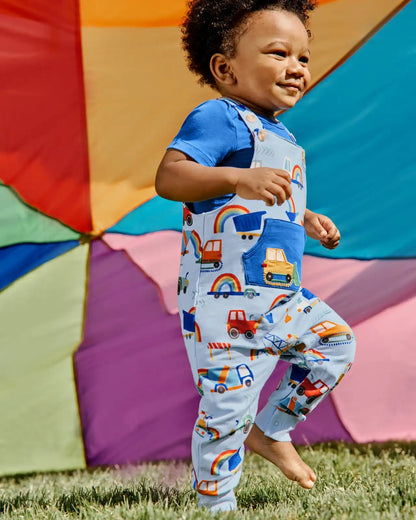 Rainbow Trucks Overall Set