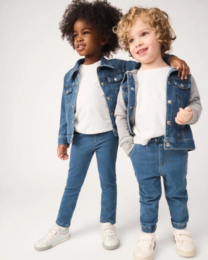 Midwash Blue Denim Jogger