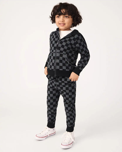 Monochrome Checks Jogger