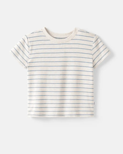 Stone Stripes Short Sleeve Relaxed Tee