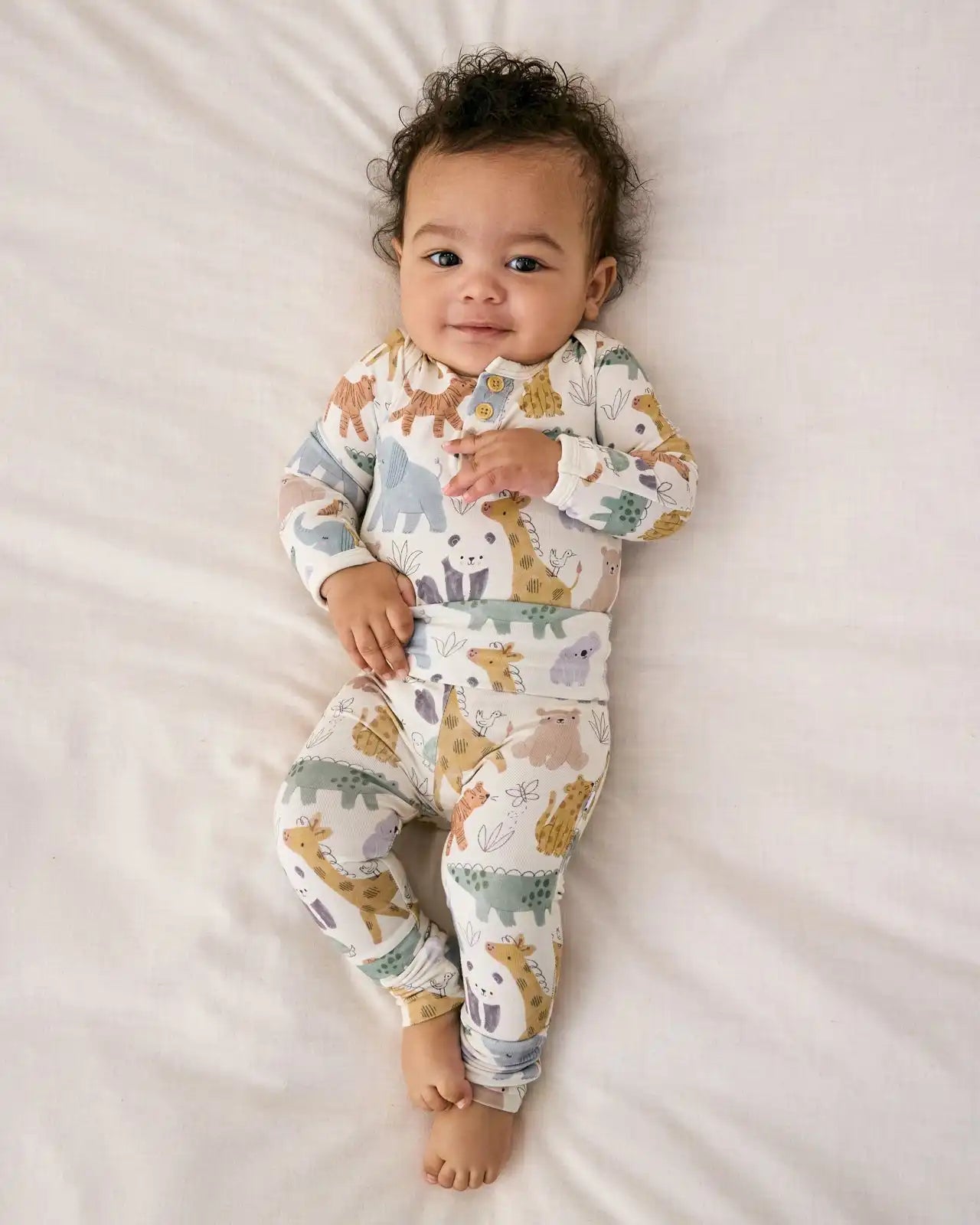 Sweet Safari Henley Bodysuit
