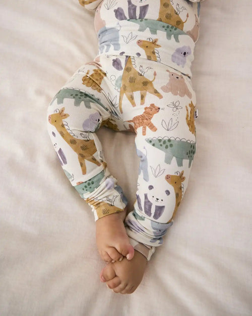 Sweet Safari Fold Over Legging