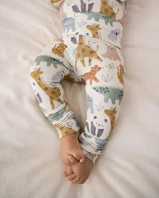 Sweet Safari Fold Over Legging