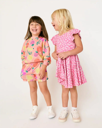 Fruit Frenzy Ruffle Shorts