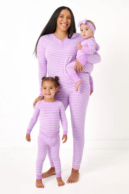 Sweet Orchid Stripe Women's Pajama Pants