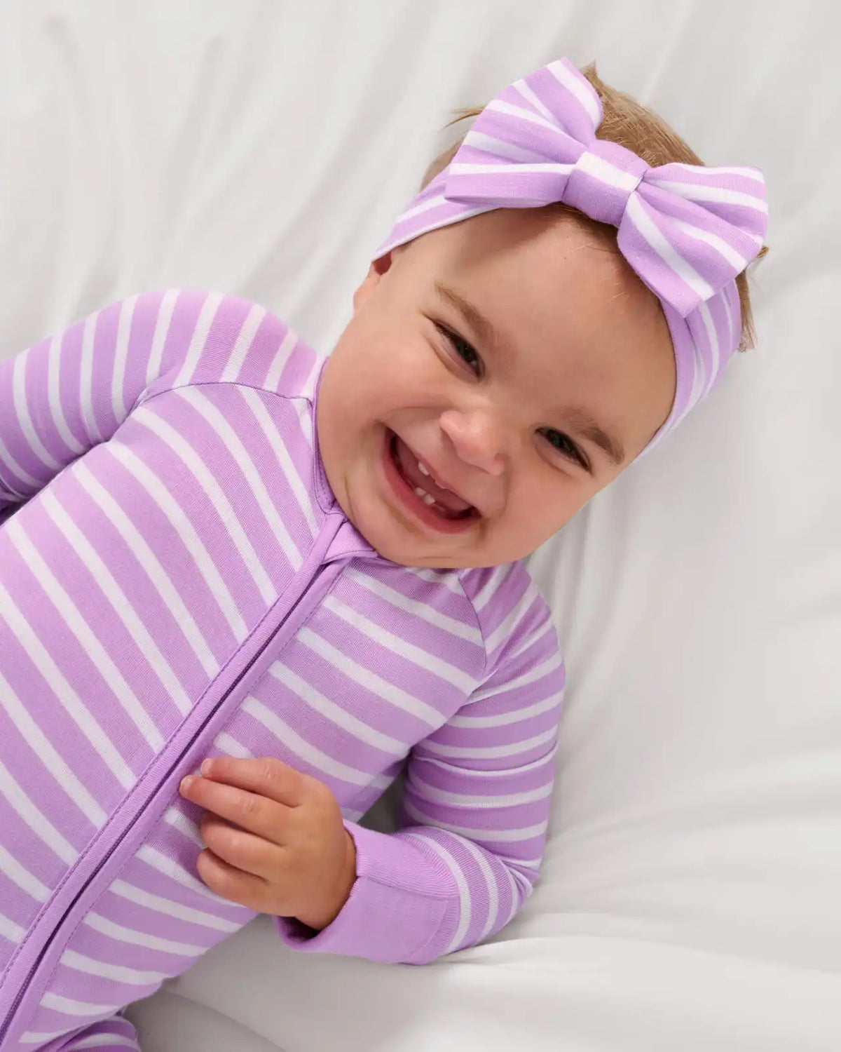 Sweet Orchid Stripe Zippy