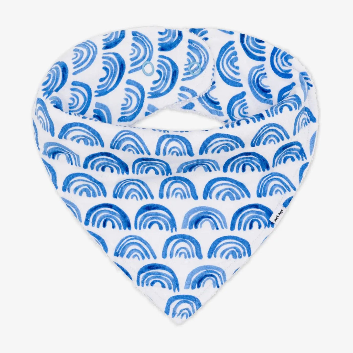 Blue Rainbows Bandana Bib
