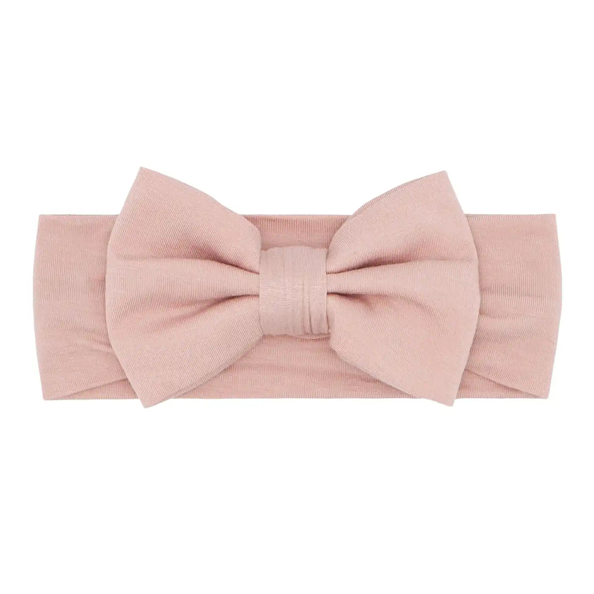 Mauve Blush Luxe Bow Headband