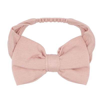 Mauve Blush Luxe Bow Headband
