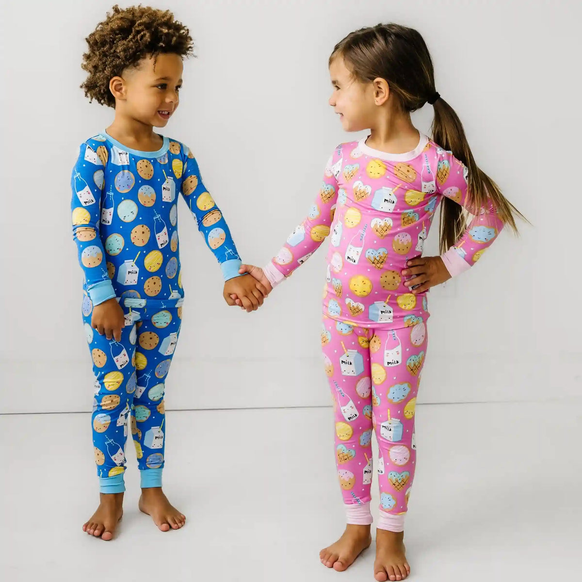 Two-Piece Long Sleeve & Pants PJ Set Bundle