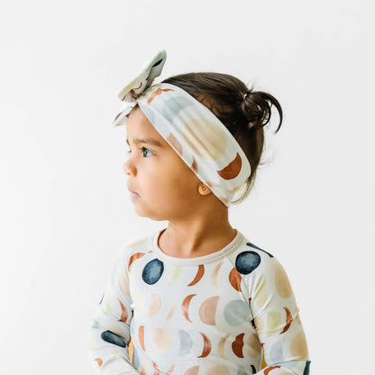 Luna Neutral Luxe Bow Headband