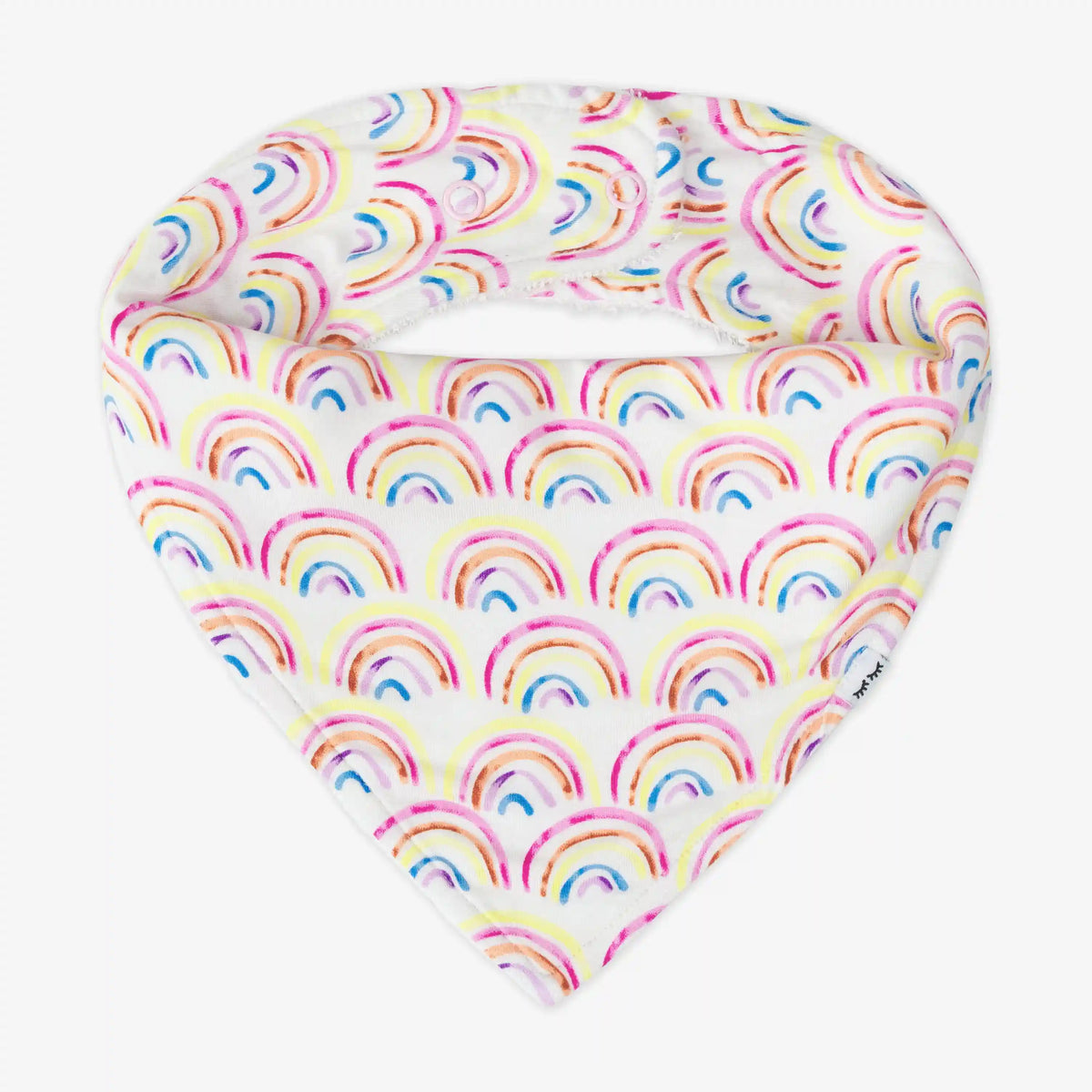 Pastel Rainbows Bandana Bib
