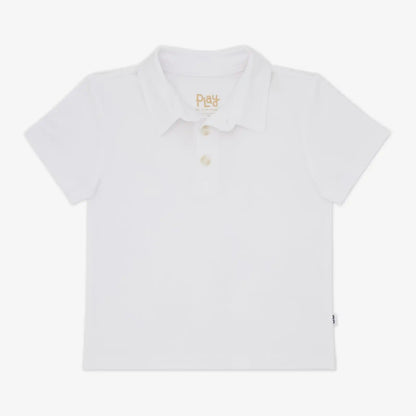 Bright White Polo Shirt