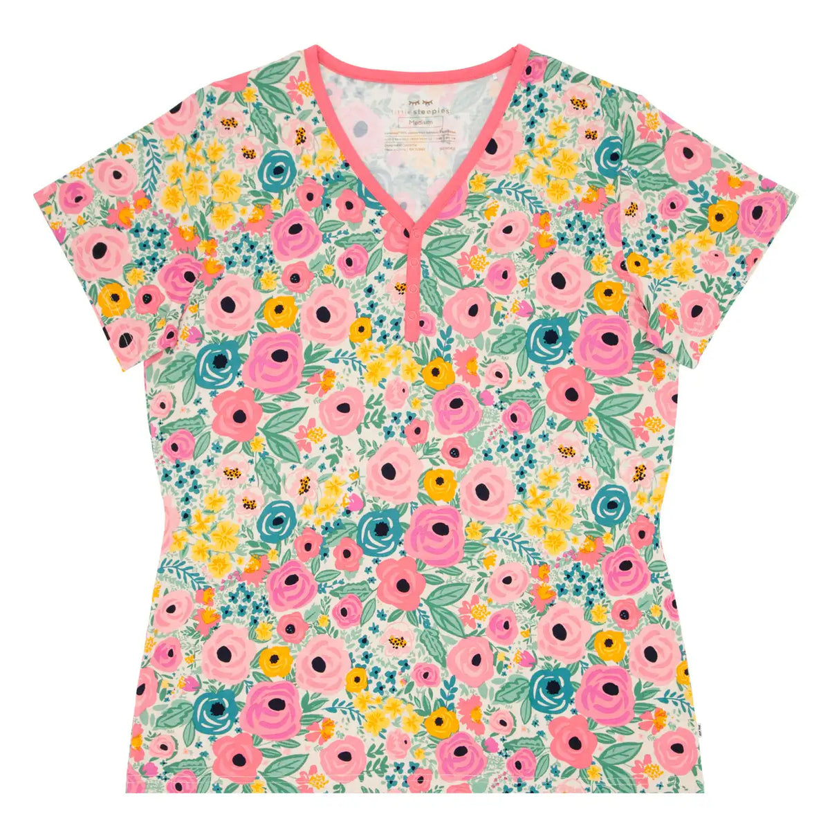 Secret Garden Women's Short Sleeve Pajama Top